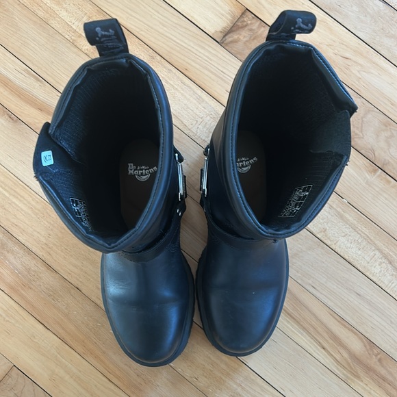 Anistone Hi Leather Biker Boots - Picture 3 of 7